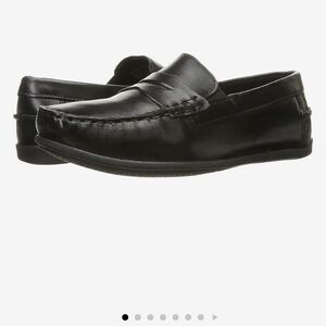 Florsheim Boys Black Loafers